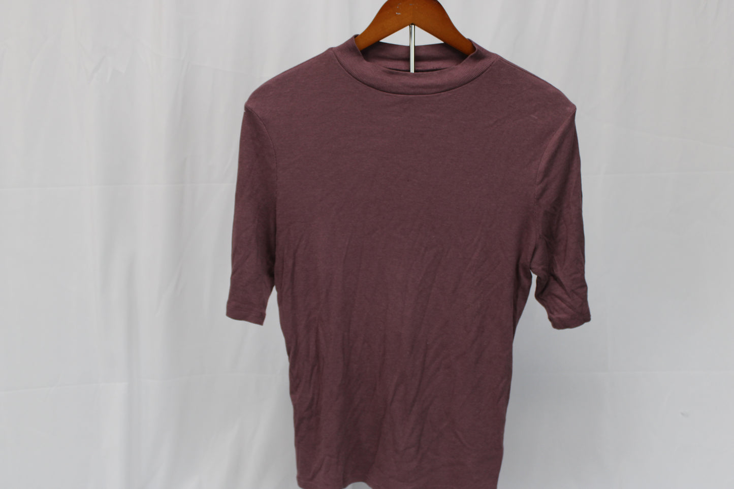 A New Day 1/2 sleeve ribbed blouse, Women's M