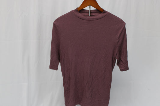 A New Day 1/2 sleeve ribbed blouse, Women's M