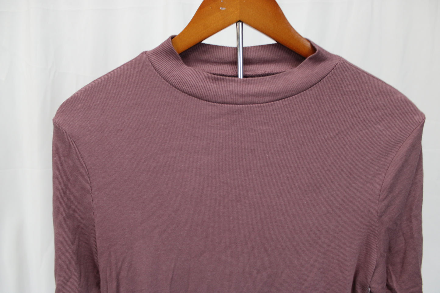 A New Day 1/2 sleeve ribbed blouse, Women's M
