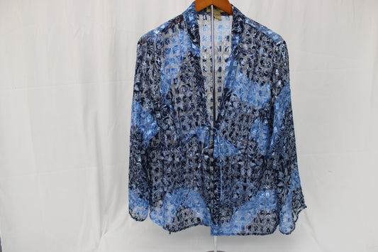 Notations sheer lightweight top, Women's XL