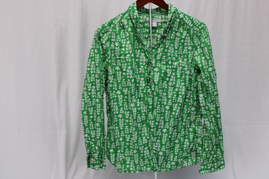 Old Navy floral button down blouse, Women's L