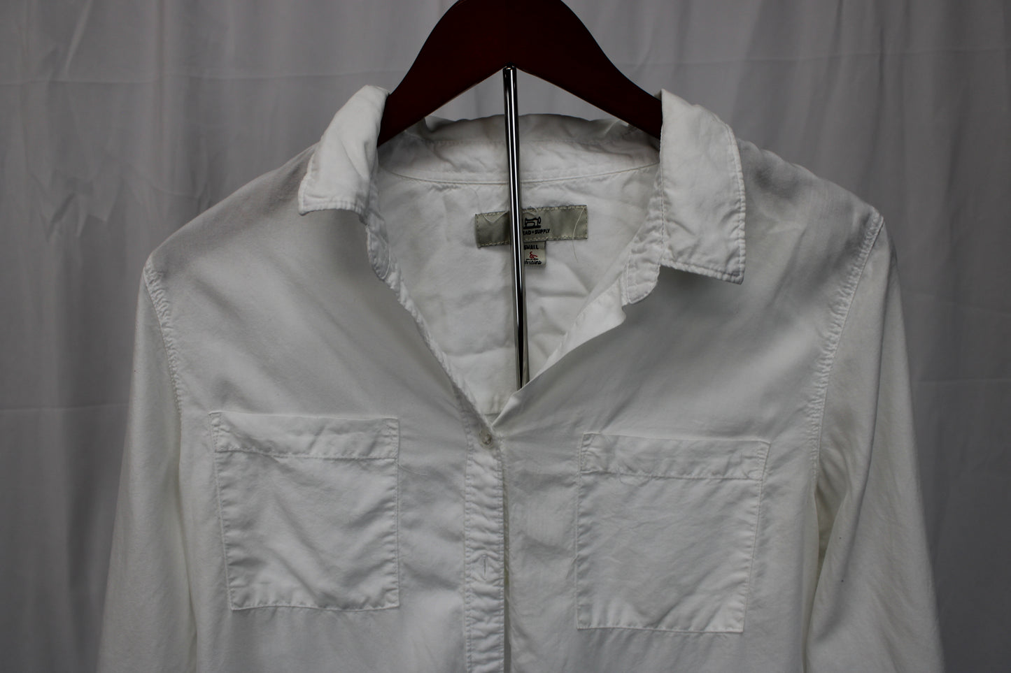 Thread + Supply long sleeve linen dress blouse, Women's S