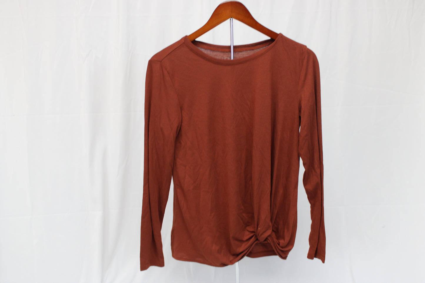 Ann Taylor Loft long sleeve crewneck blouse, Women's M