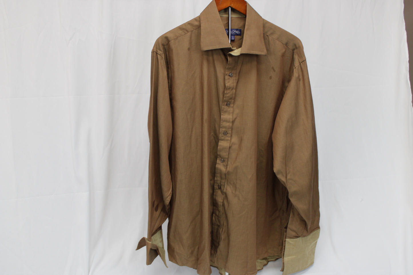 Sean John wrinkle free long sleeve dress shirt, 18'' XXL