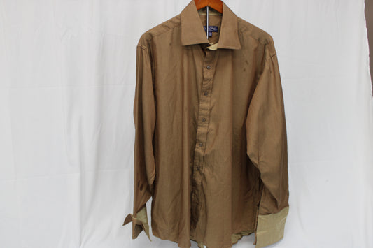 Sean John wrinkle free long sleeve dress shirt, 18'' XXL