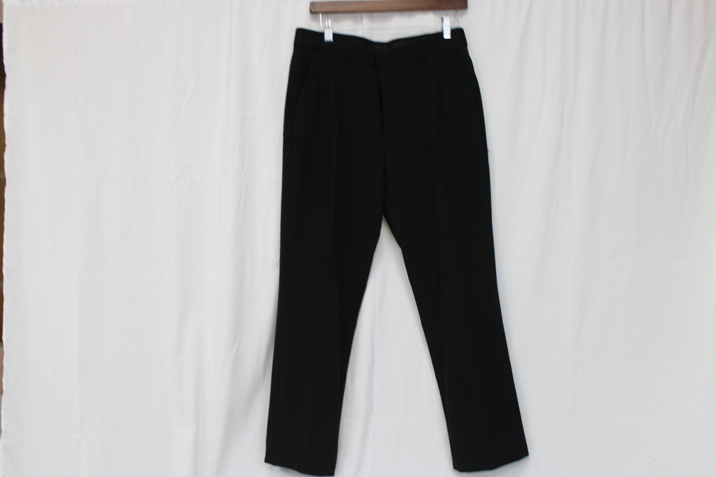 George flat front polyester dress pant, Men's 32x30