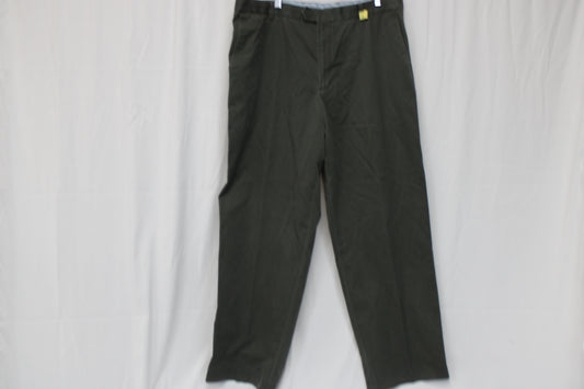 Izod flat front cotton chino pant, Men's 42x30
