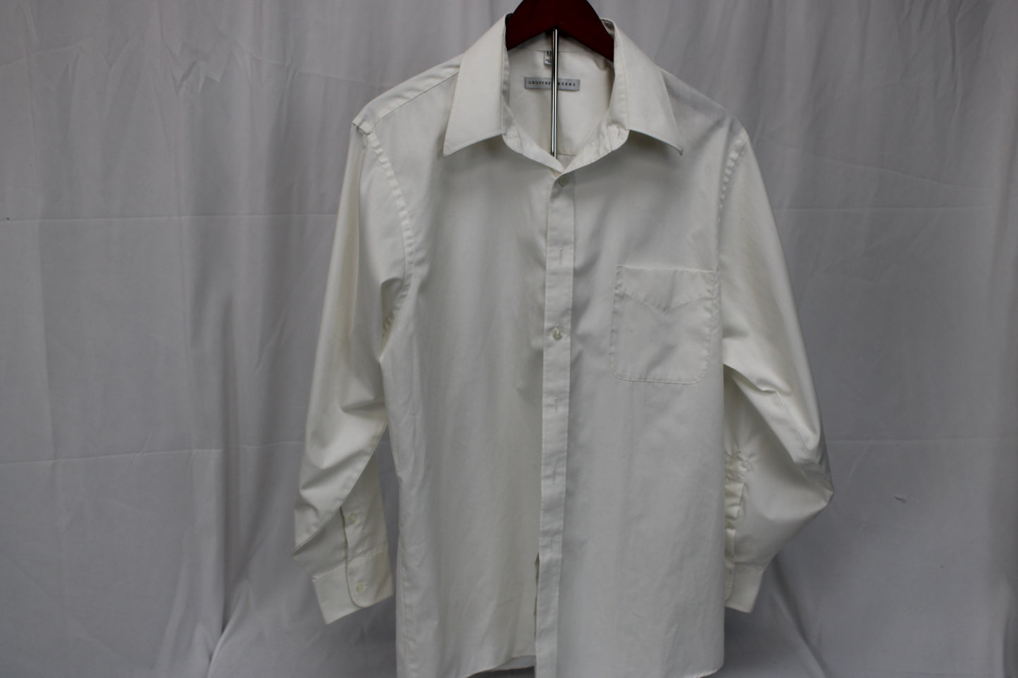 Geoffrey Beene classic white dress shirt, Men's 16'' 32/33