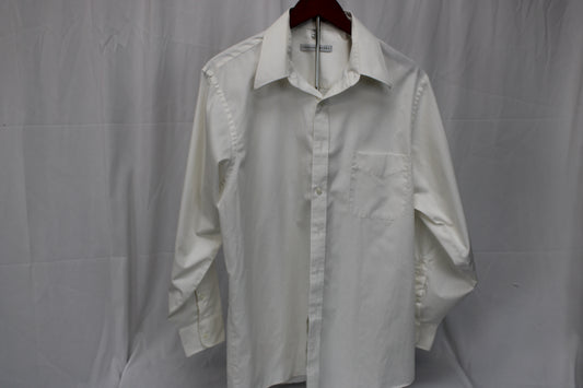 Geoffrey Beene classic white dress shirt, Men's 16'' 32/33
