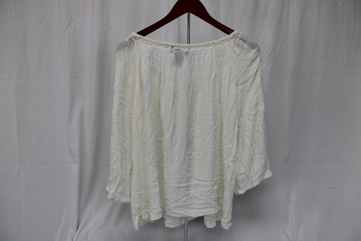 Bohemian Cafe off the shoulder loose fitting blouse, Women's XL