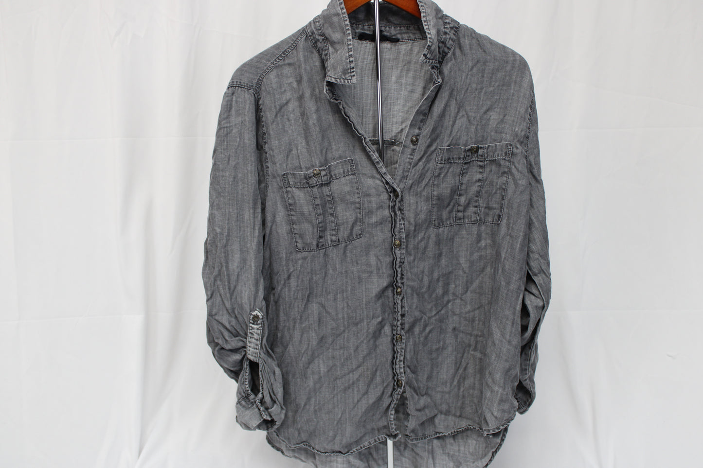 Jane + Delancey 3/4 sleeve linen loose fitting blouse, Women's XL