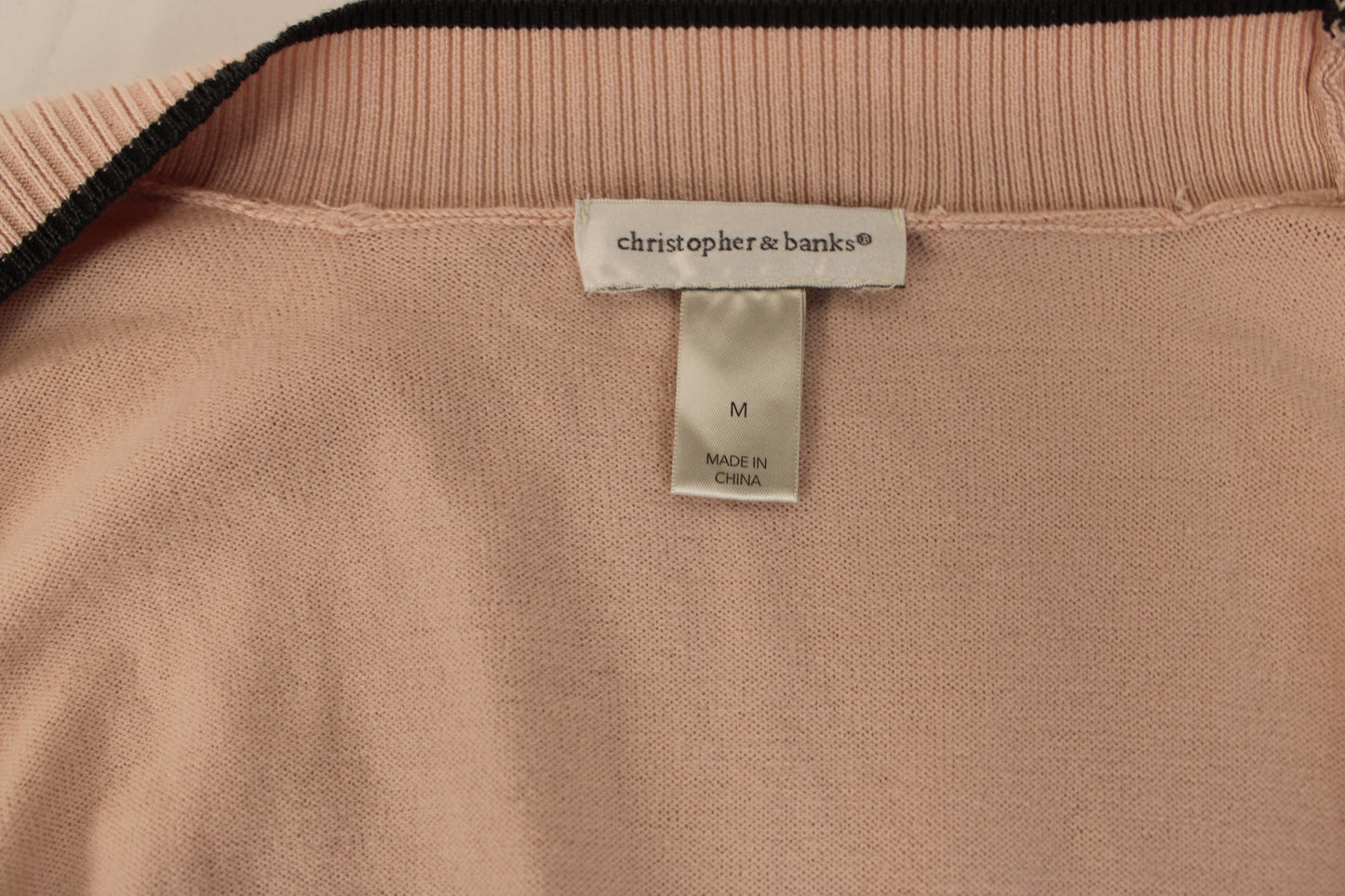 Christopher & Banks long cardigan, blush pink, Women's M