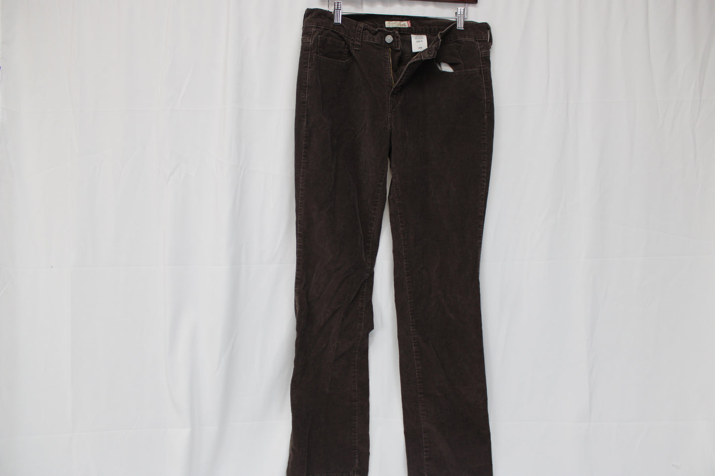 Levi's 505 straight leg corduroy pants, brown, Women's 10