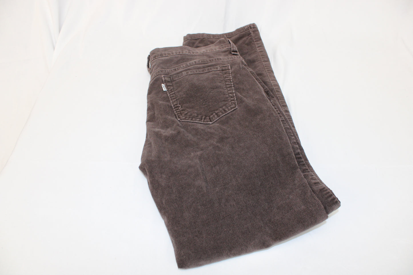 Levi's 505 straight leg corduroy pants, brown, Women's 10