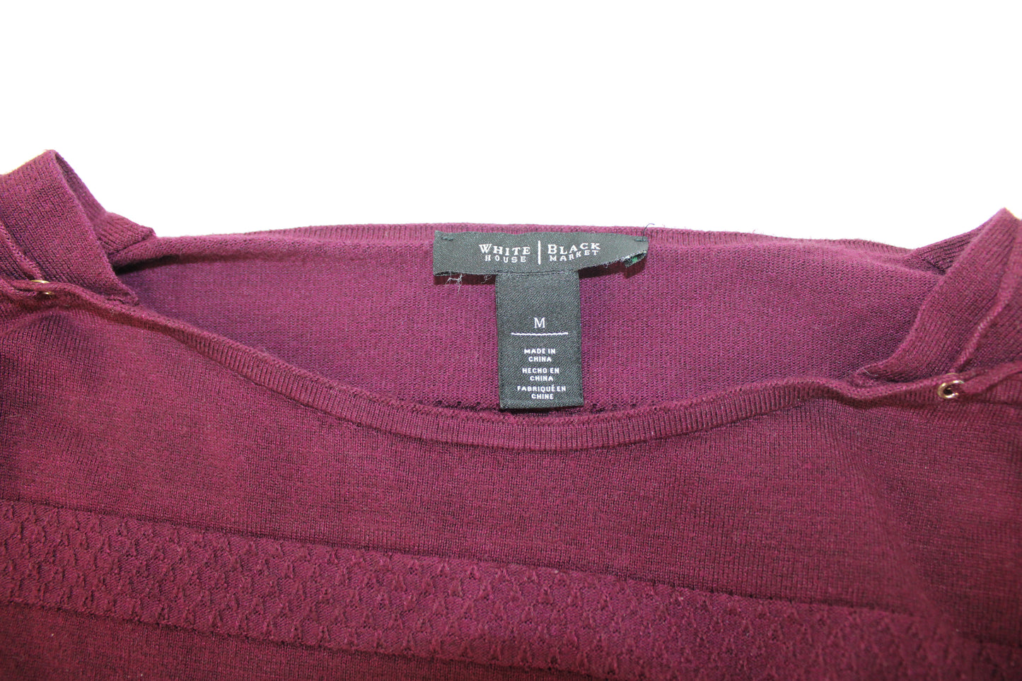 White House | Black Market sweater knit tunic top, Women's M