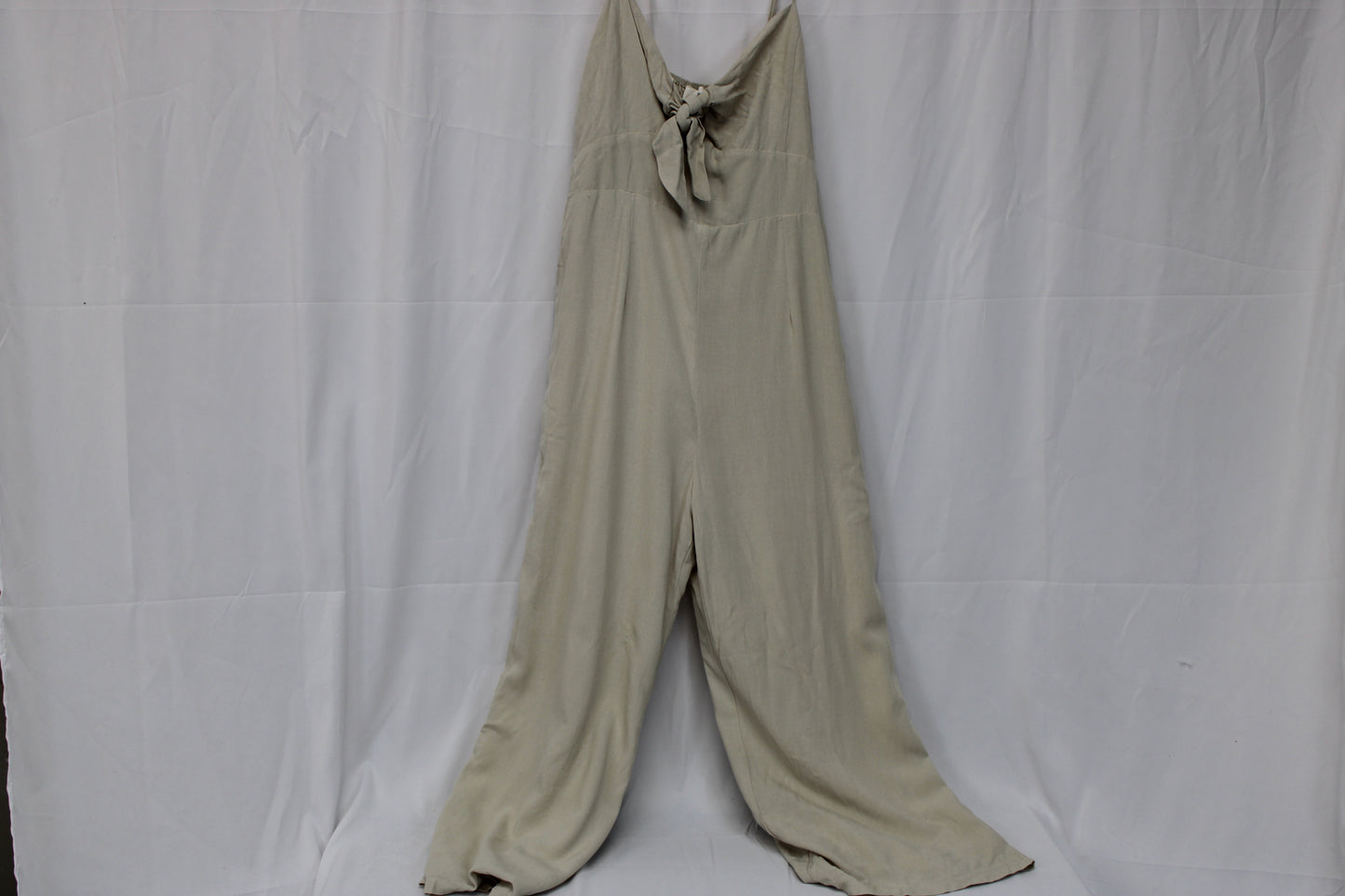 Oby Boutique linen wide leg pant jumpsuit, NWT, Women's L