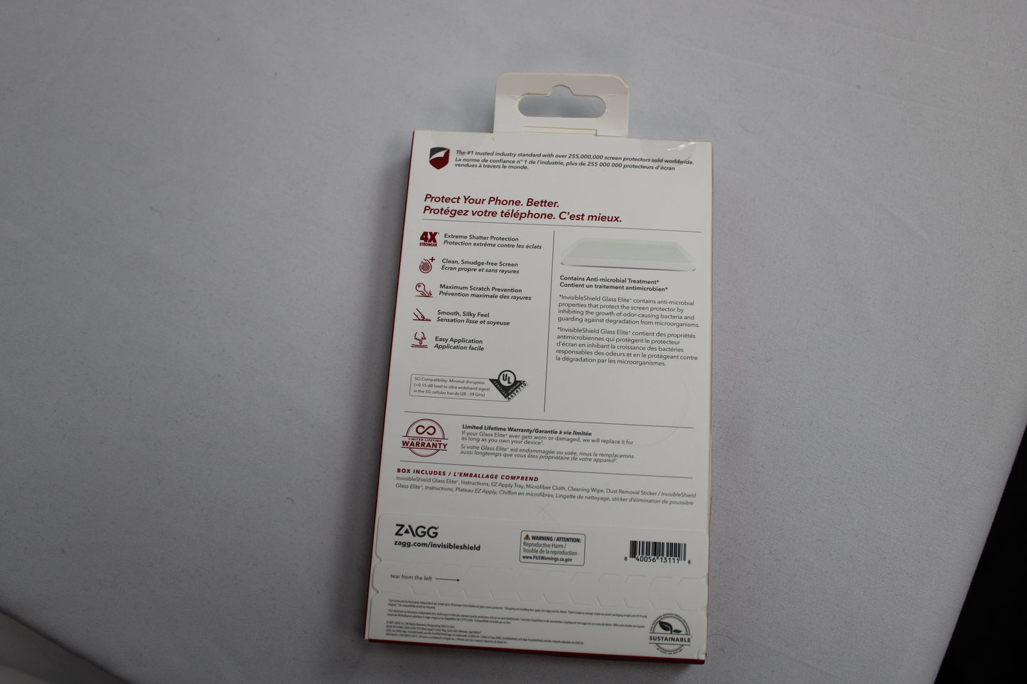 Invisible Shield Glass Screen Protector Iphone 12/12Pro/11/XR (unopened)