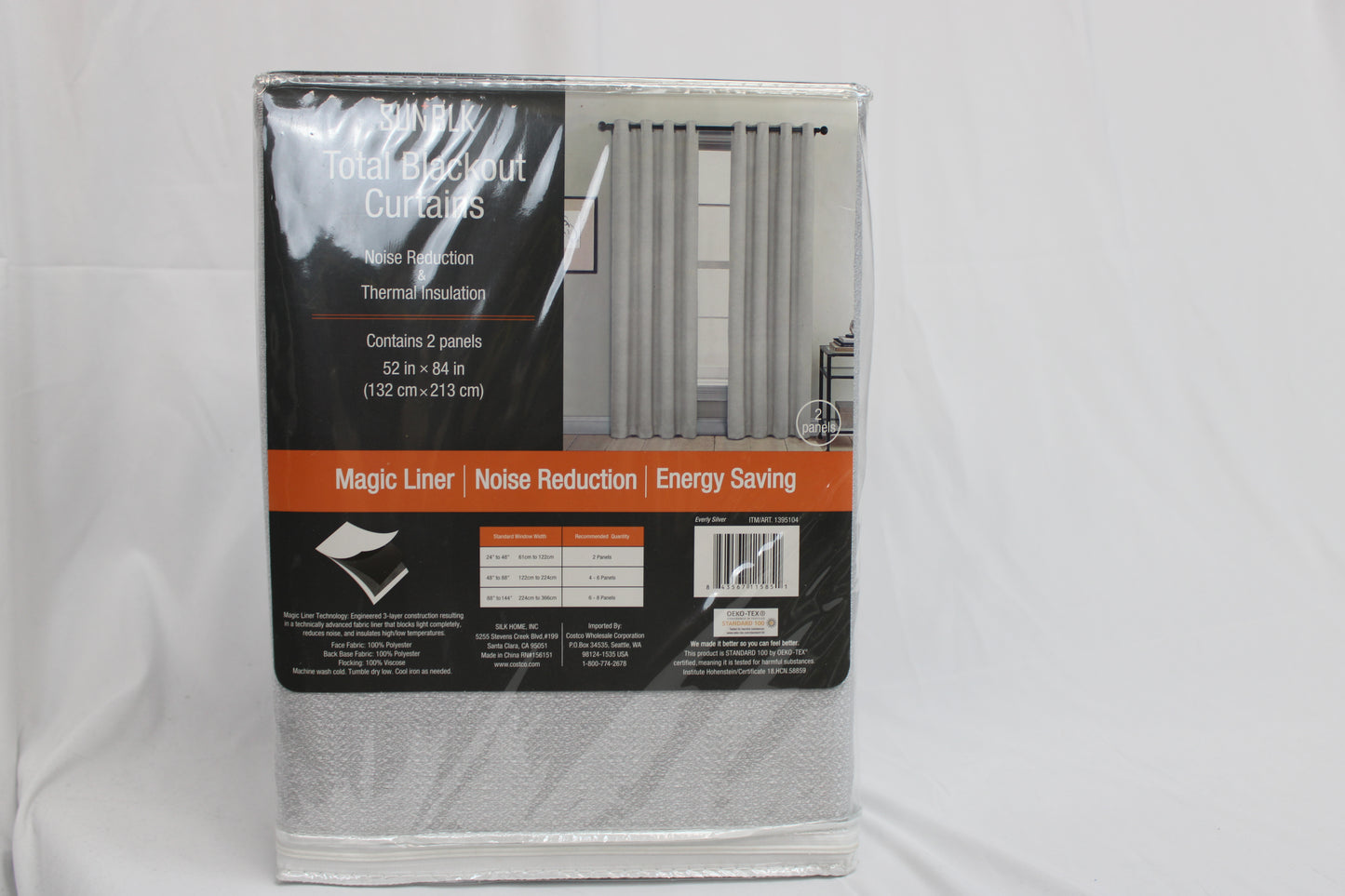 Sunblk Total Blackout Curtains - 2 panels