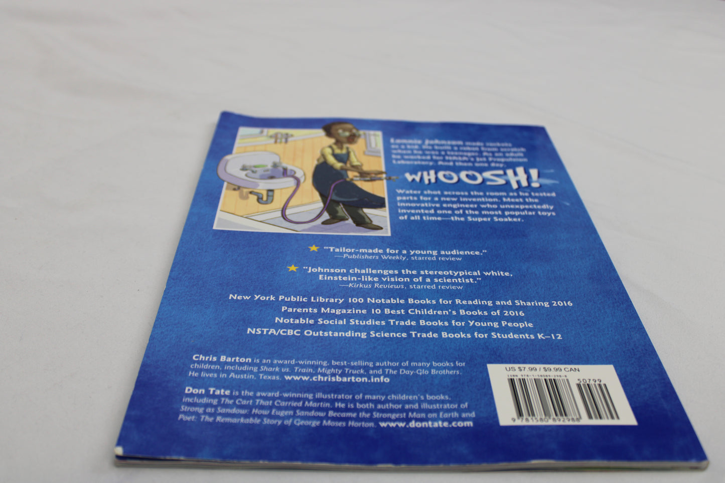 Whoosh! Lonnie Johnson's Super-Soaking Stream of Inventions Book