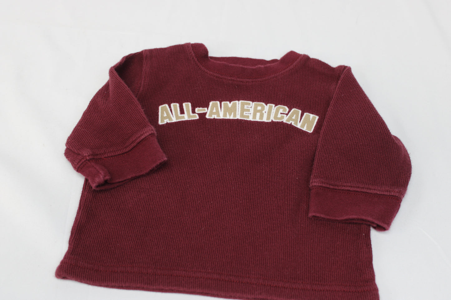 Long sleeve All American Infant Shirt, Size 3-6 months