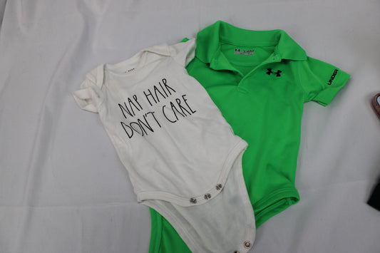Bundle of 2 infant onesies, size 3-6M