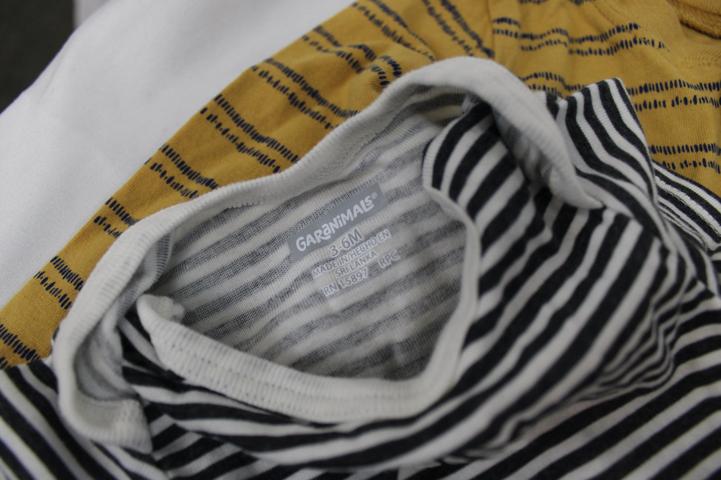 2 pack of infant clothing items, onesie and long sleeve shirt, Size 3-6M