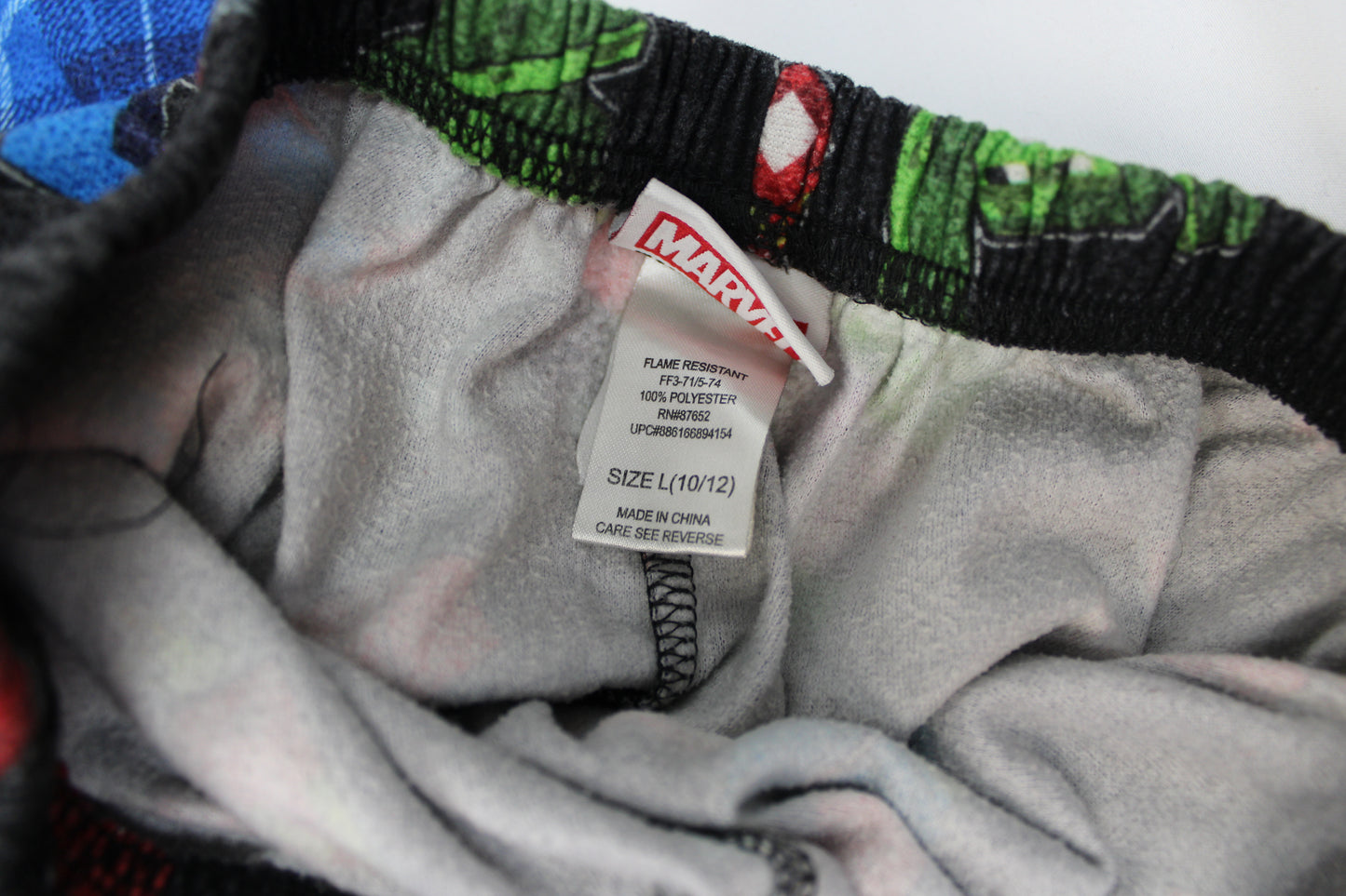 2 pack of boys pajama pants, Size L (10/12)