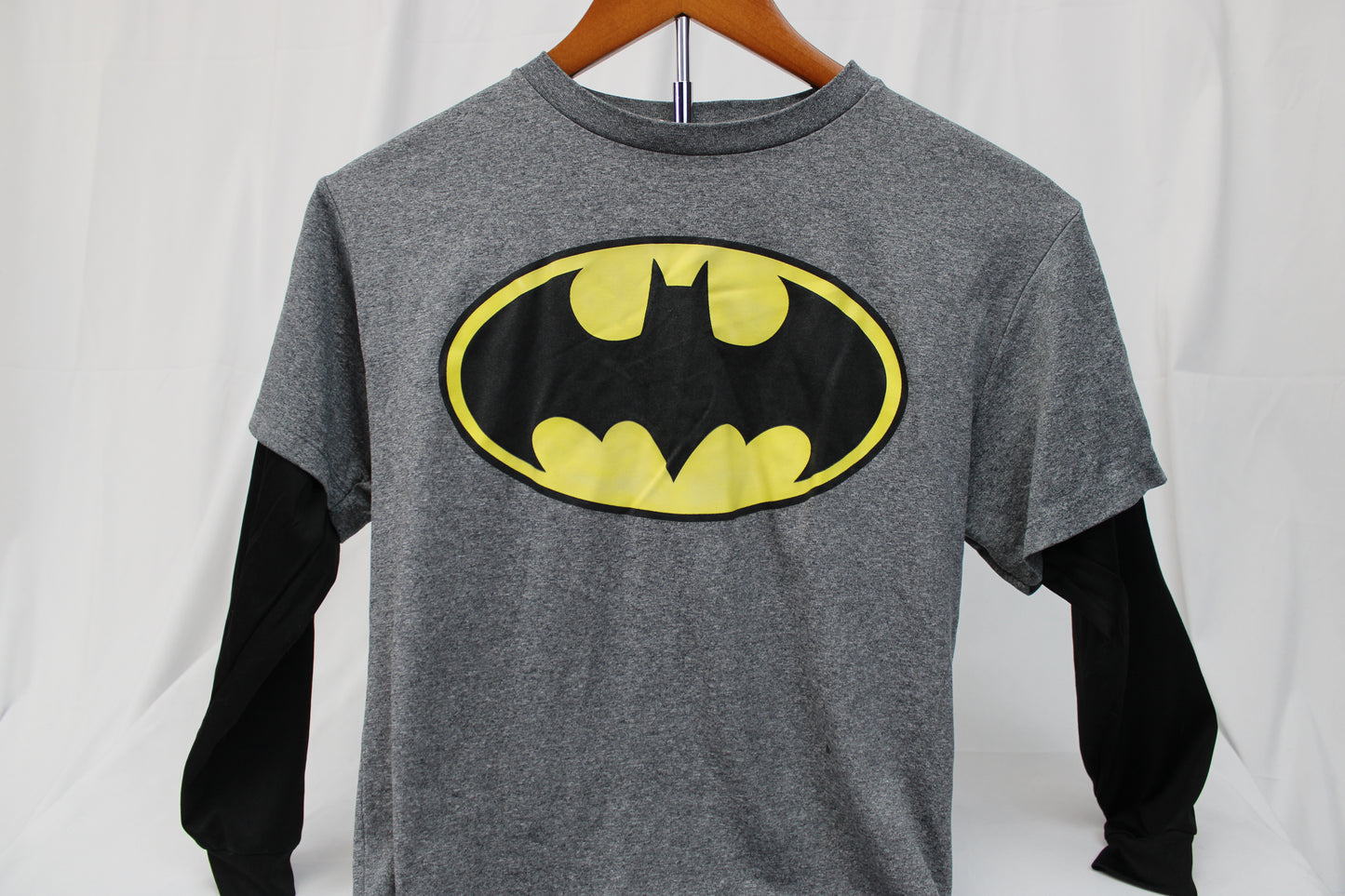 Batman Boys Long Sleeve Tshirt, Size L
