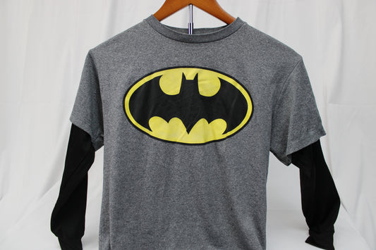 Batman Boys Long Sleeve Tshirt, Size L