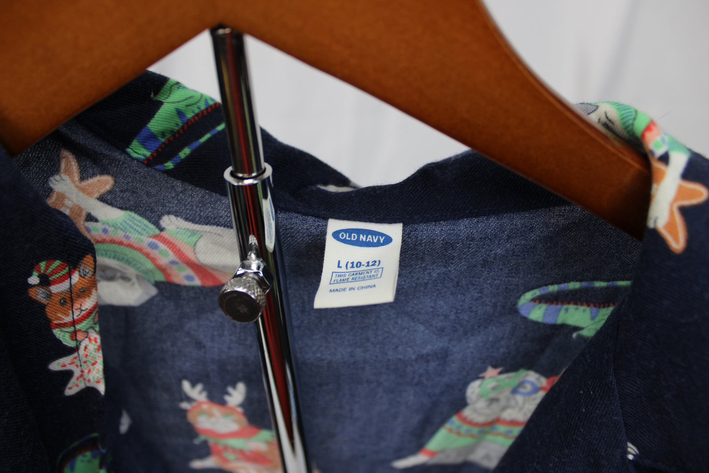 Old Navy Christmas Pajama Set, Size L (10/12)