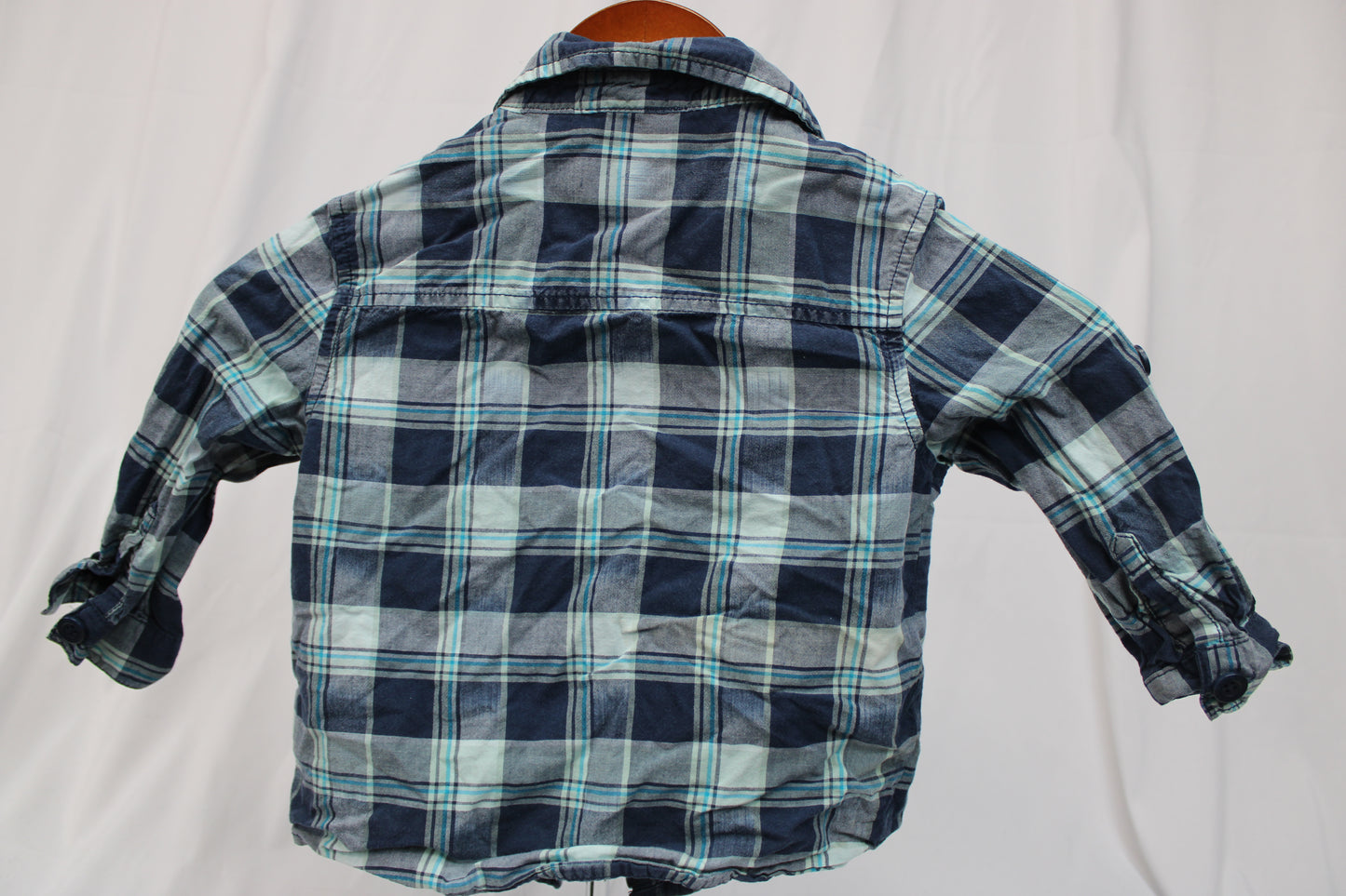 Oshkosh Boys Button up Plaid Shirt, Size 2T