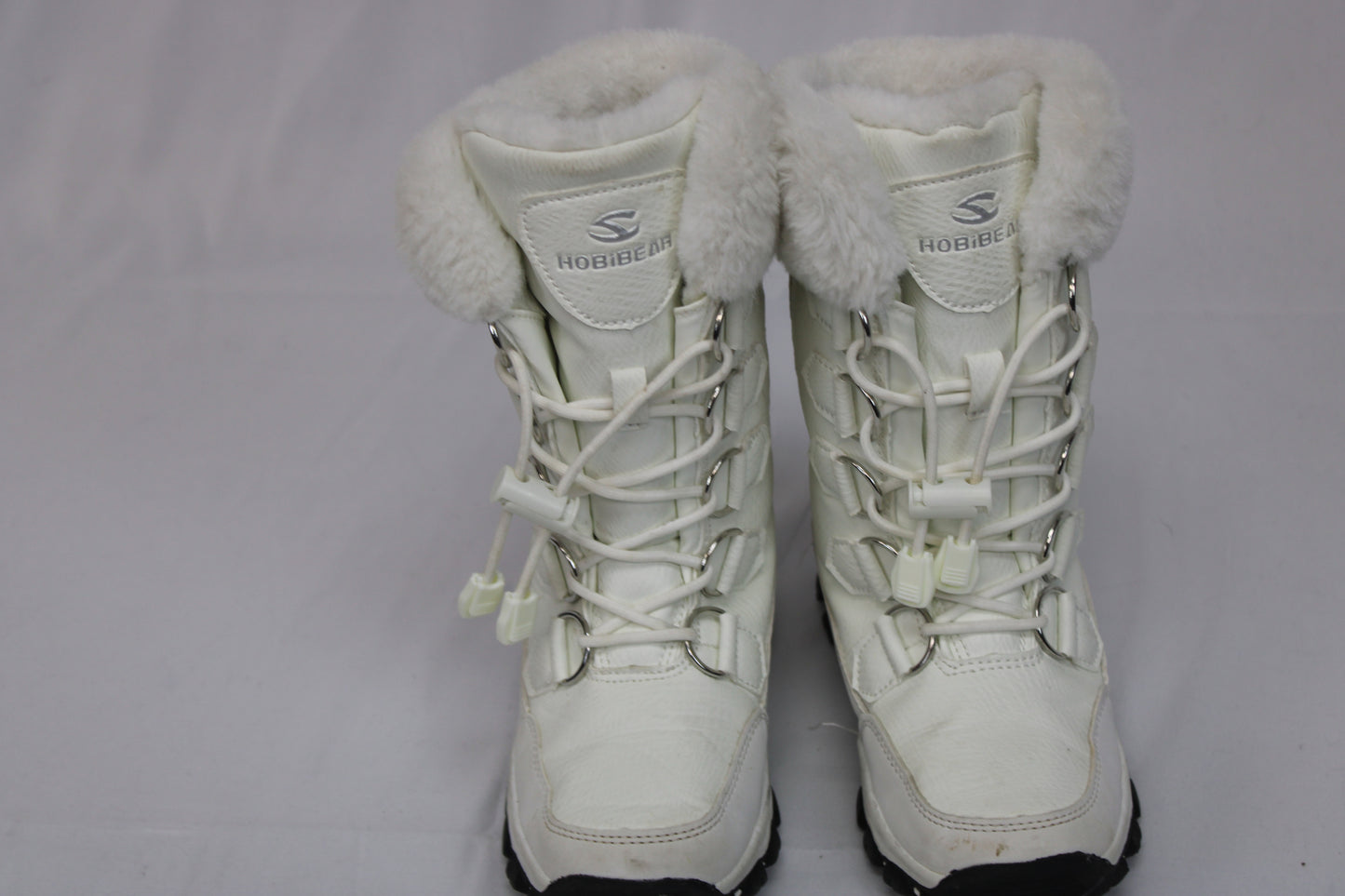Hobibear faux fur lined snow boot, white, Girl's 1