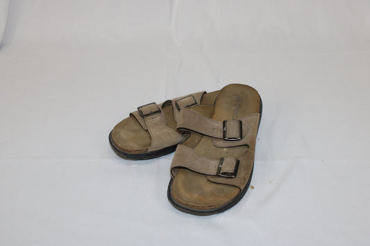 Cherokee suede leather slide sandal, Men's 8