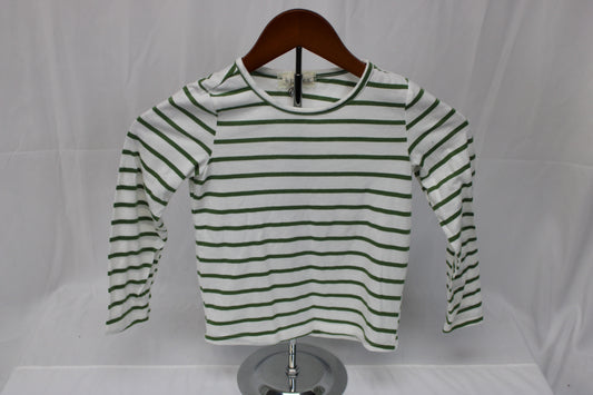 BTween long sleeve striped crewneck t-shirt, Girl's 6
