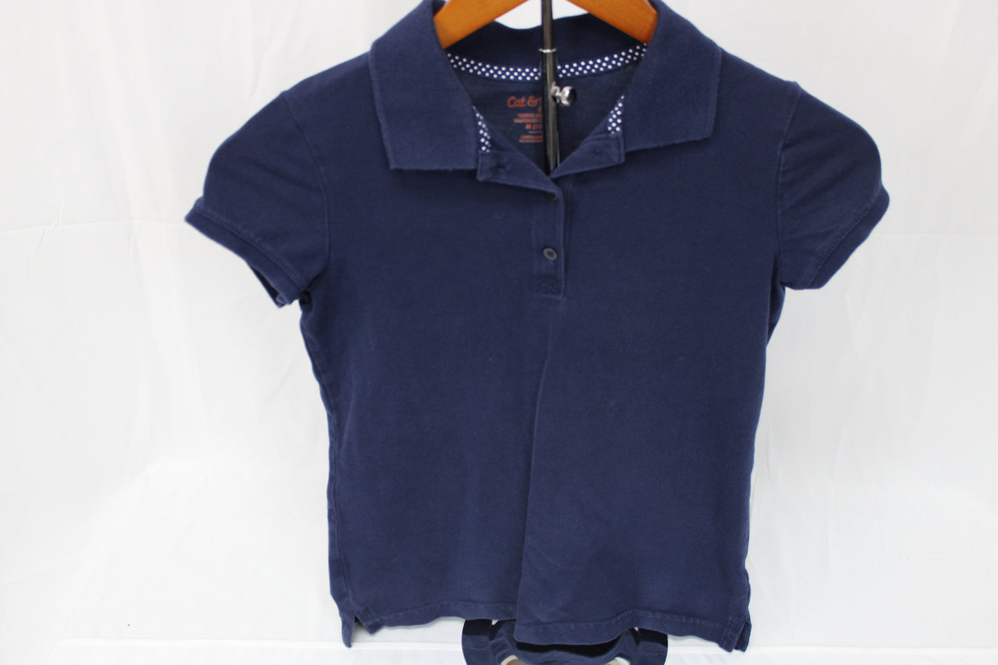 Cat & Jack cotton school uniform polo, Girl's 7/8