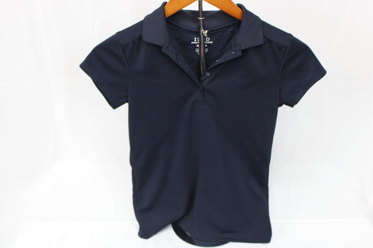 Izod polyester school uniform polo, Girl's 10/12