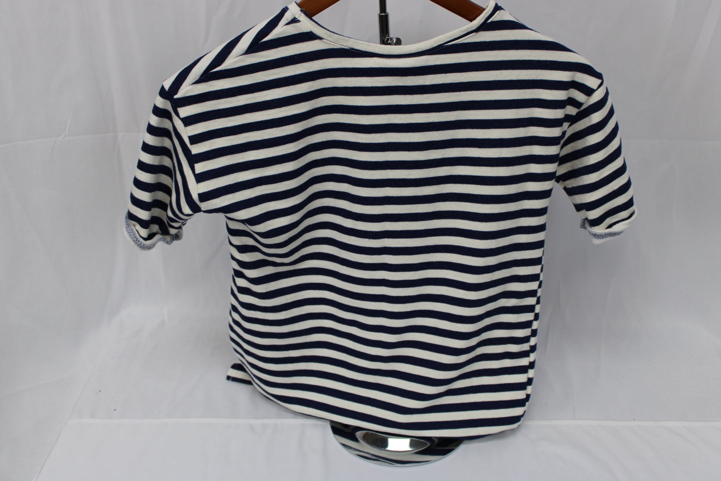 It's Our Time heavy woven striped shirt, Girl's 10/12