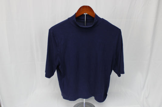 A New Day ribbed 1/2 sleeve blouse, Women's L