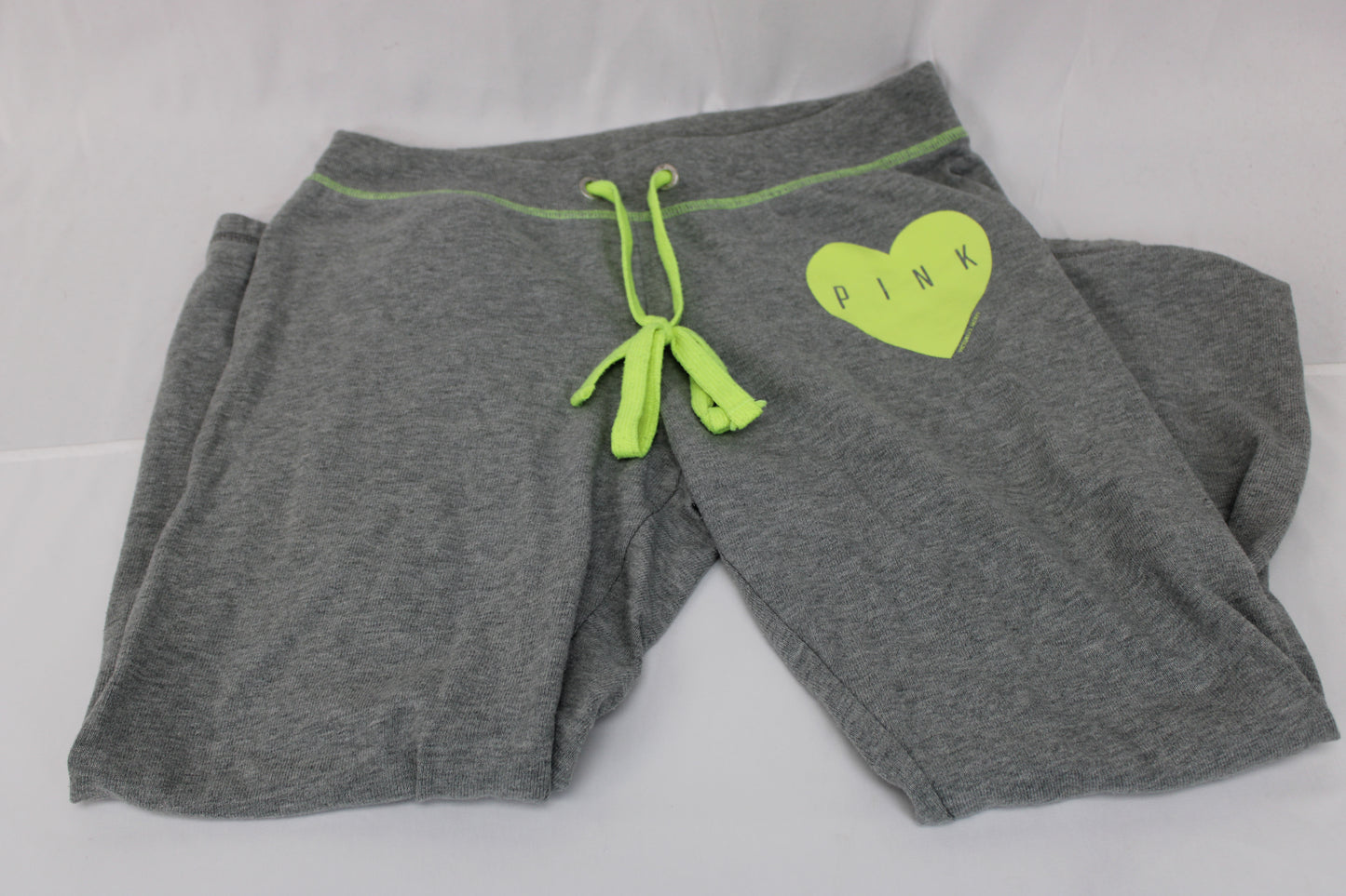 PINK fleece lined cotton sweatpants, Women's XS