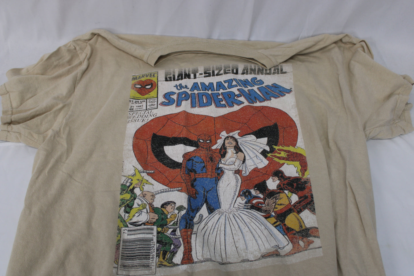 Marvel Amazing Spider comic book series commemorative t-shirt, Men's XL