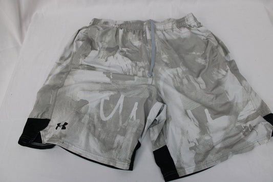 Under Armour loose fit drawstring shorts, grey, Men's L
