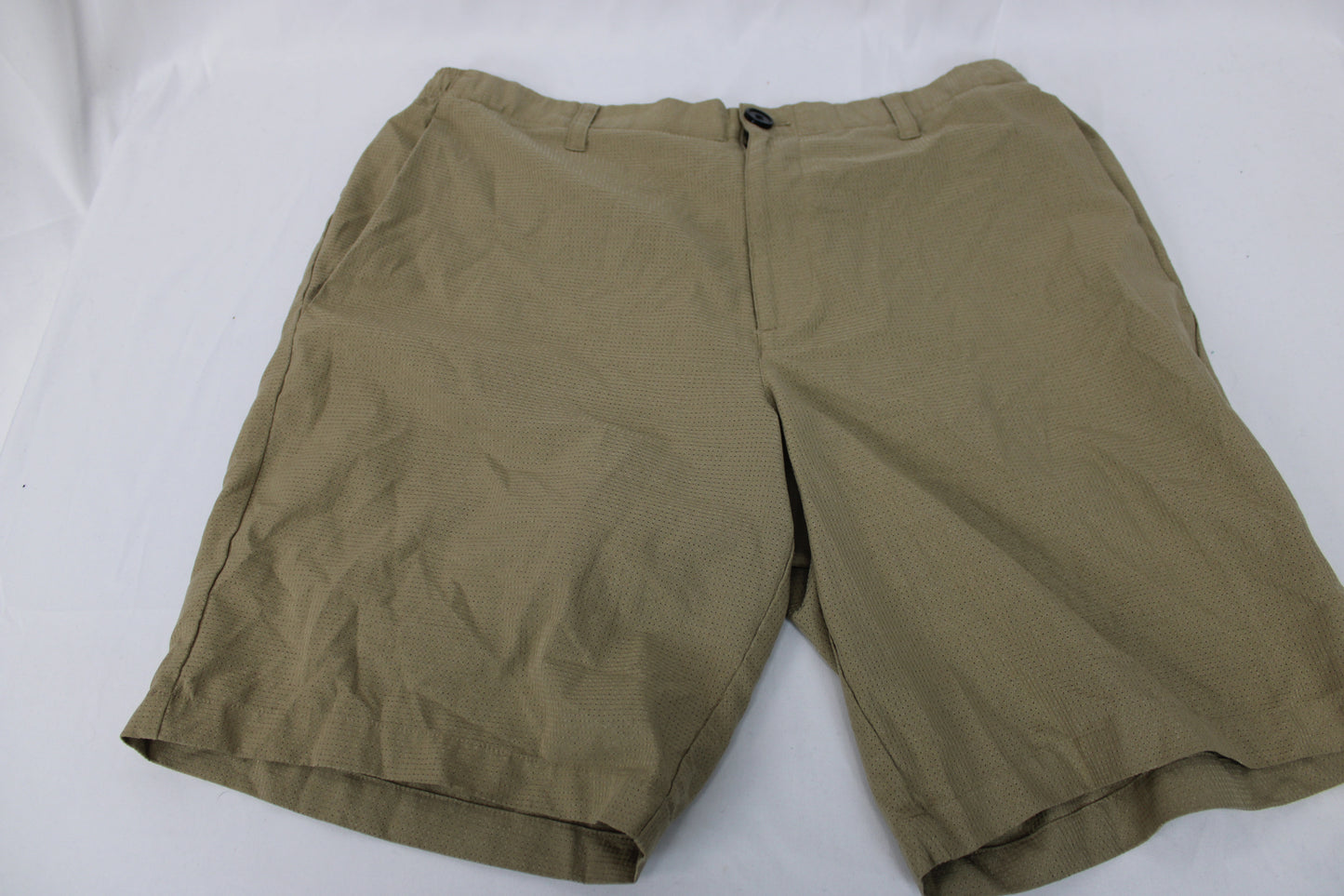 MSX by Michael Strahan polyester golf short, khaki, Men's L
