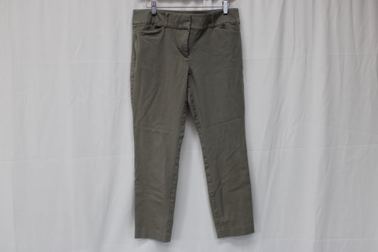 Ann Taylor skinny ankle length chino pant, beige, Women's 8
