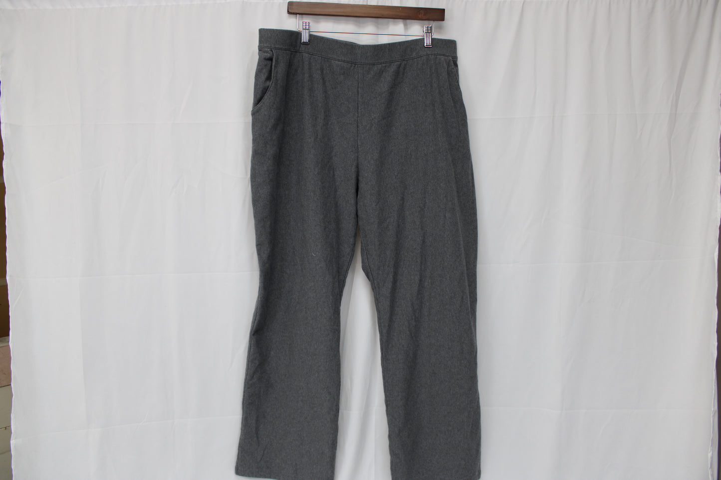 L.L. Bean 100% wool lounging pants, grey, Men's XXL