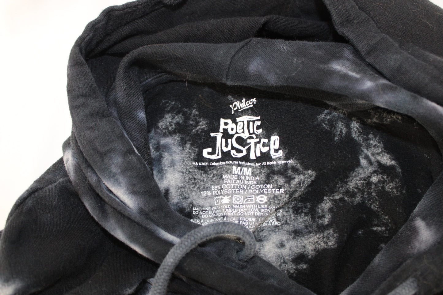 Philcos Poetic Justice original motion picture hooded sweatshirt, Men's M