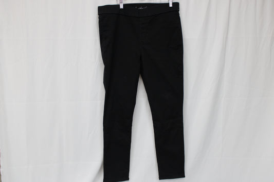 Gloria Vanderbilt stretch waist skinny jeans, blk, Women's 16