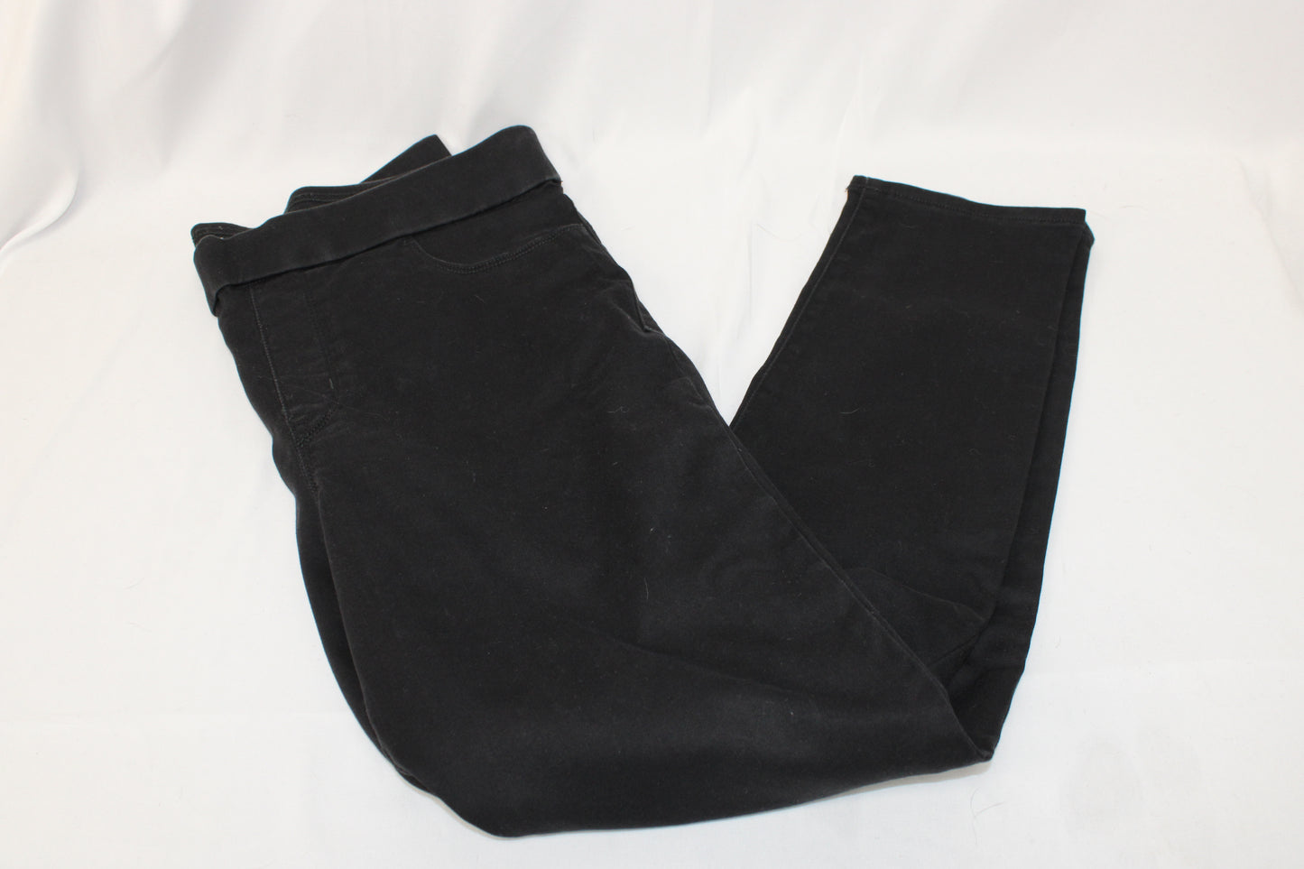 Gloria Vanderbilt stretch waist skinny jeans, blk, Women's 16