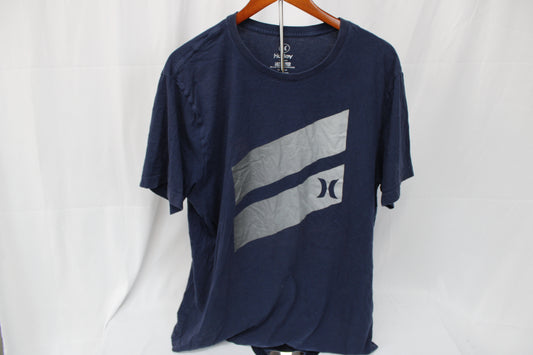 Hurley classic cotton graphic t-shirt, navy, Men's XL