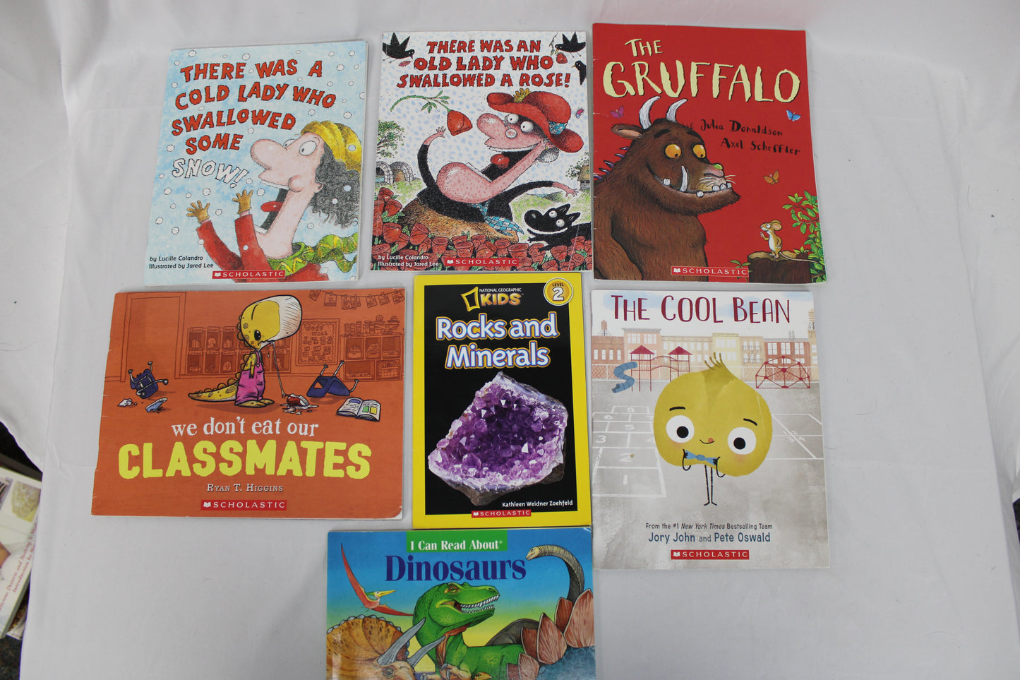 Scholastic 7 piece children's book bundle
