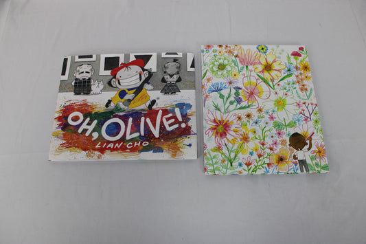 2 piece art inspired children's book bundle